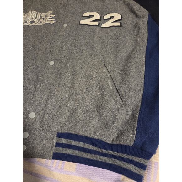 RARE Vintage Starter Emmitt Zone Smith NFL Dallas Cowboys Wool Jacket Large 90s - Picture 13 of 13